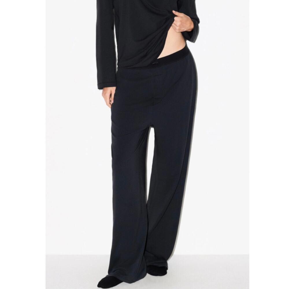 SKIMS Boyfriend Loose Pant Black Size Medium NWT